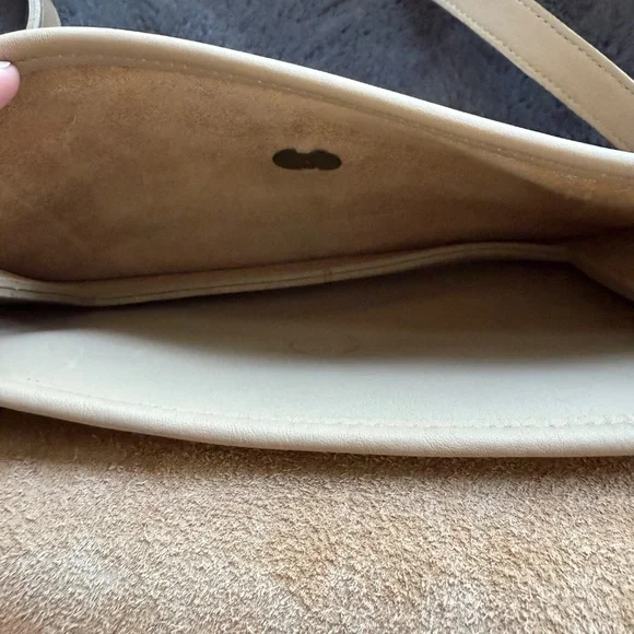 Vintage Coach 9850 Compartment Bag mystery color - Stone? - READ - Picture 12 of 16